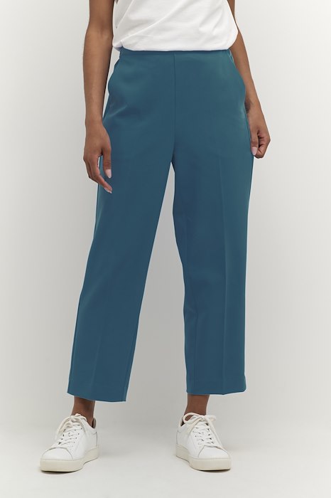 KAFFE KAsakura Cropped Trousers (Legion Blue)