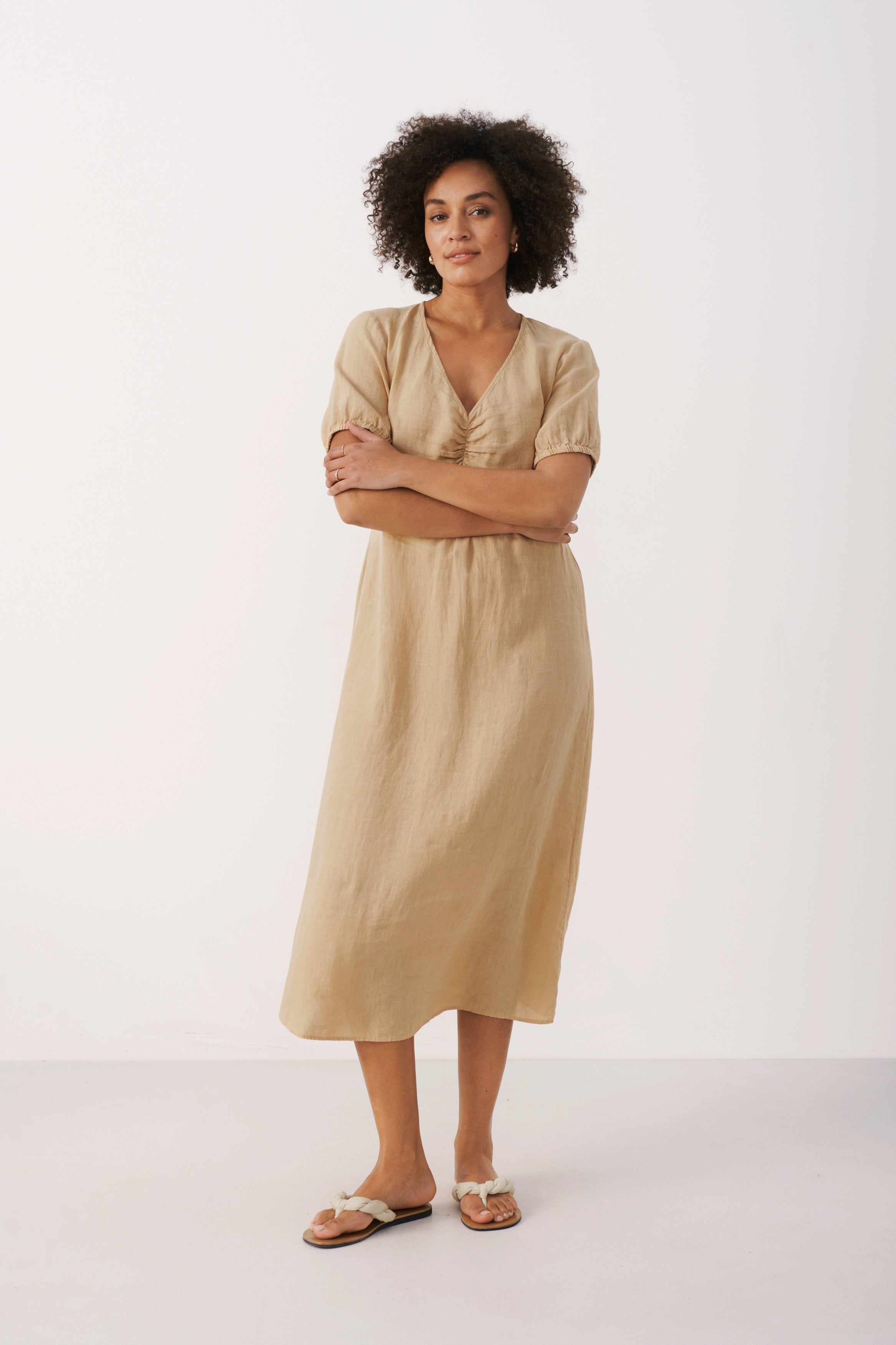 Part Two Althea Dress (Warm Sand)