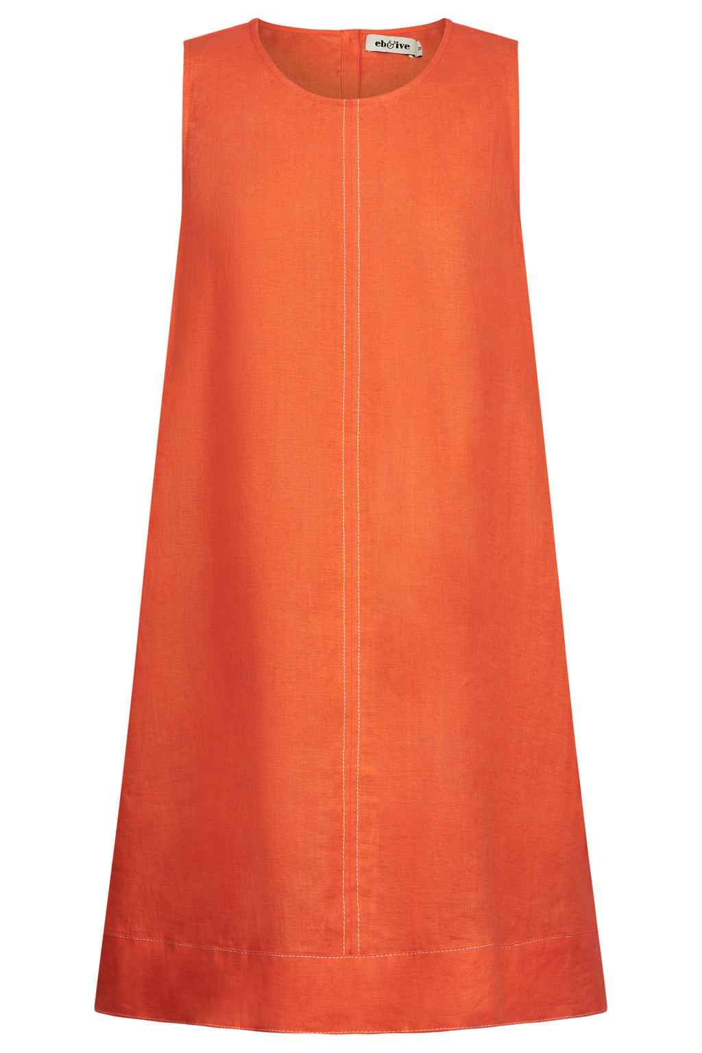 chinese dress ladies Embroidered linen dress – Avanel Couture main image 1