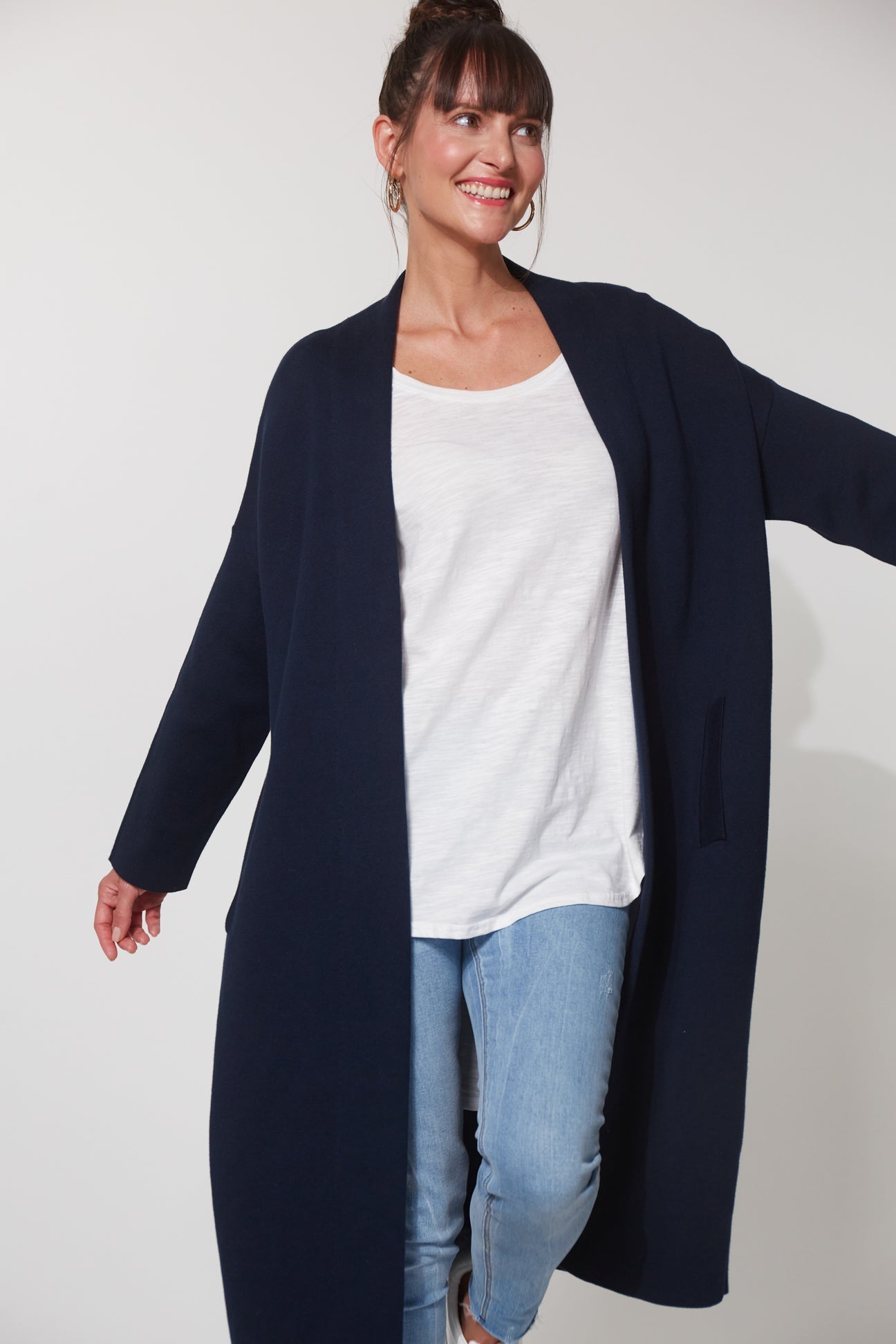 Haven Loen Navy Cardi