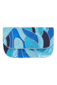 Eb & Ive clutch. Blue.