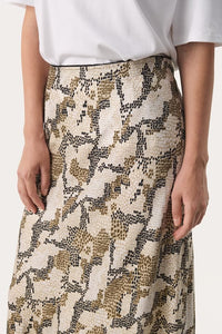 Part Two LaurinaPW skirt. French oak snake print.