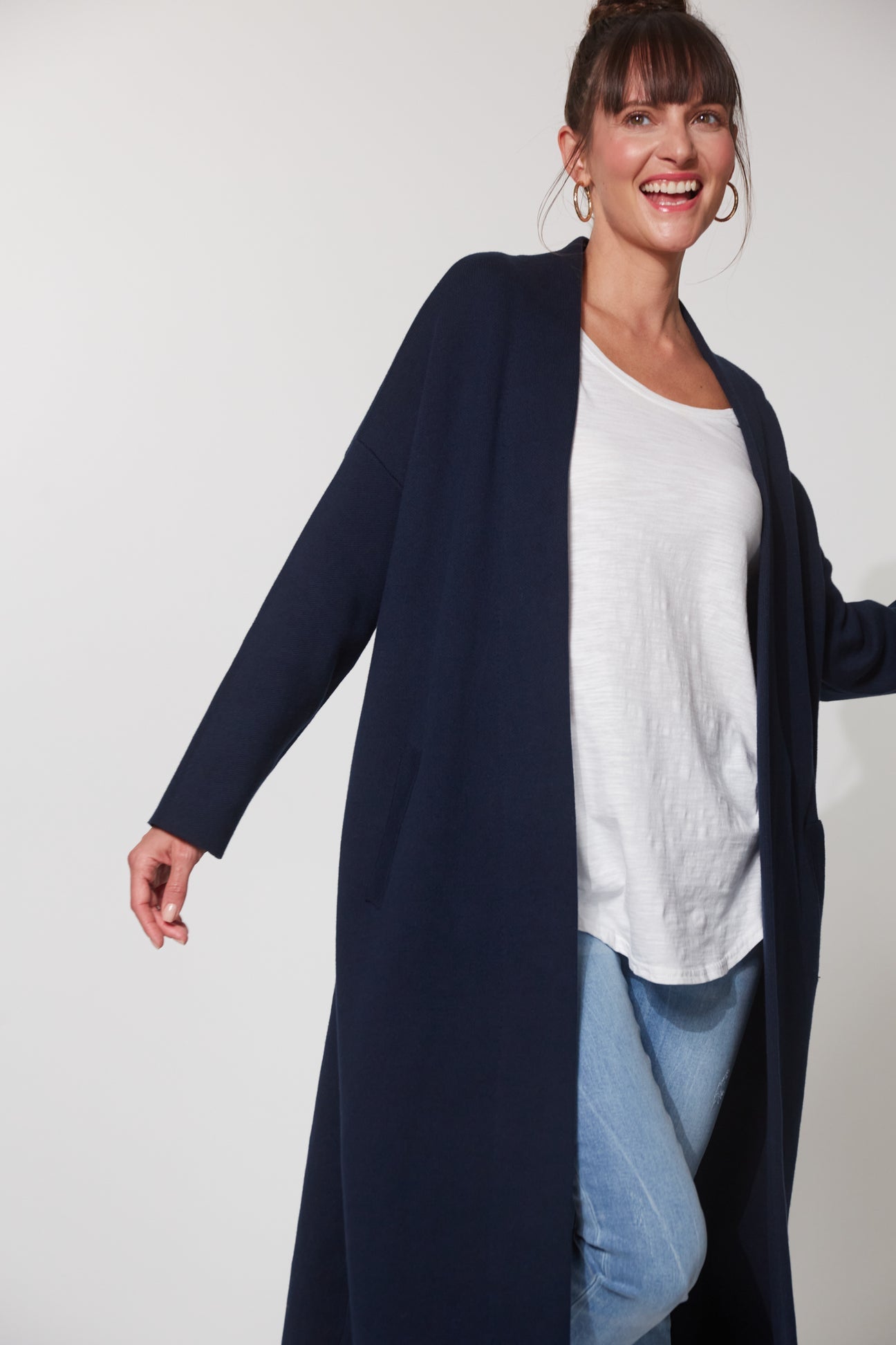 Haven Loen Navy Cardi