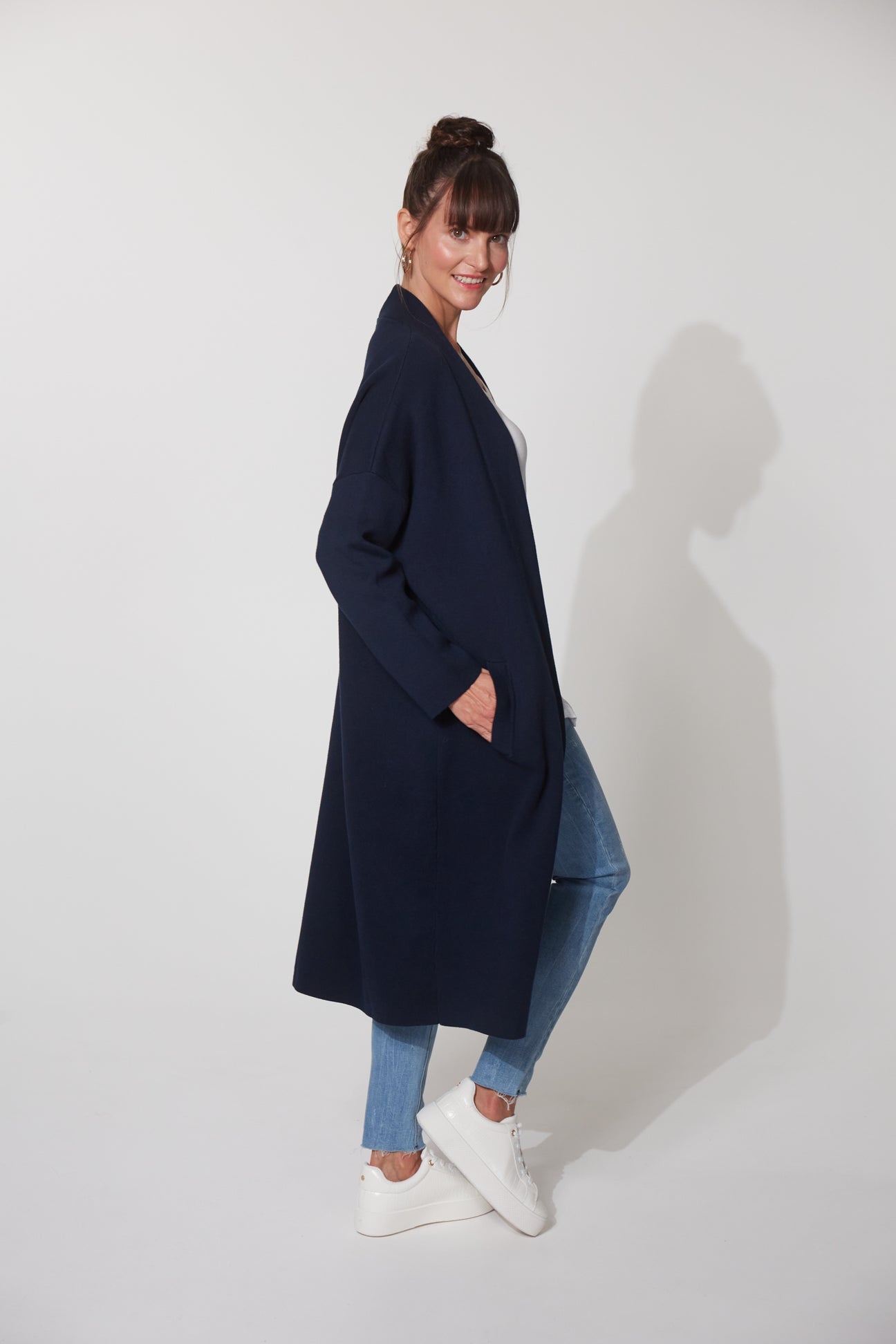 Haven Loen Navy Cardi