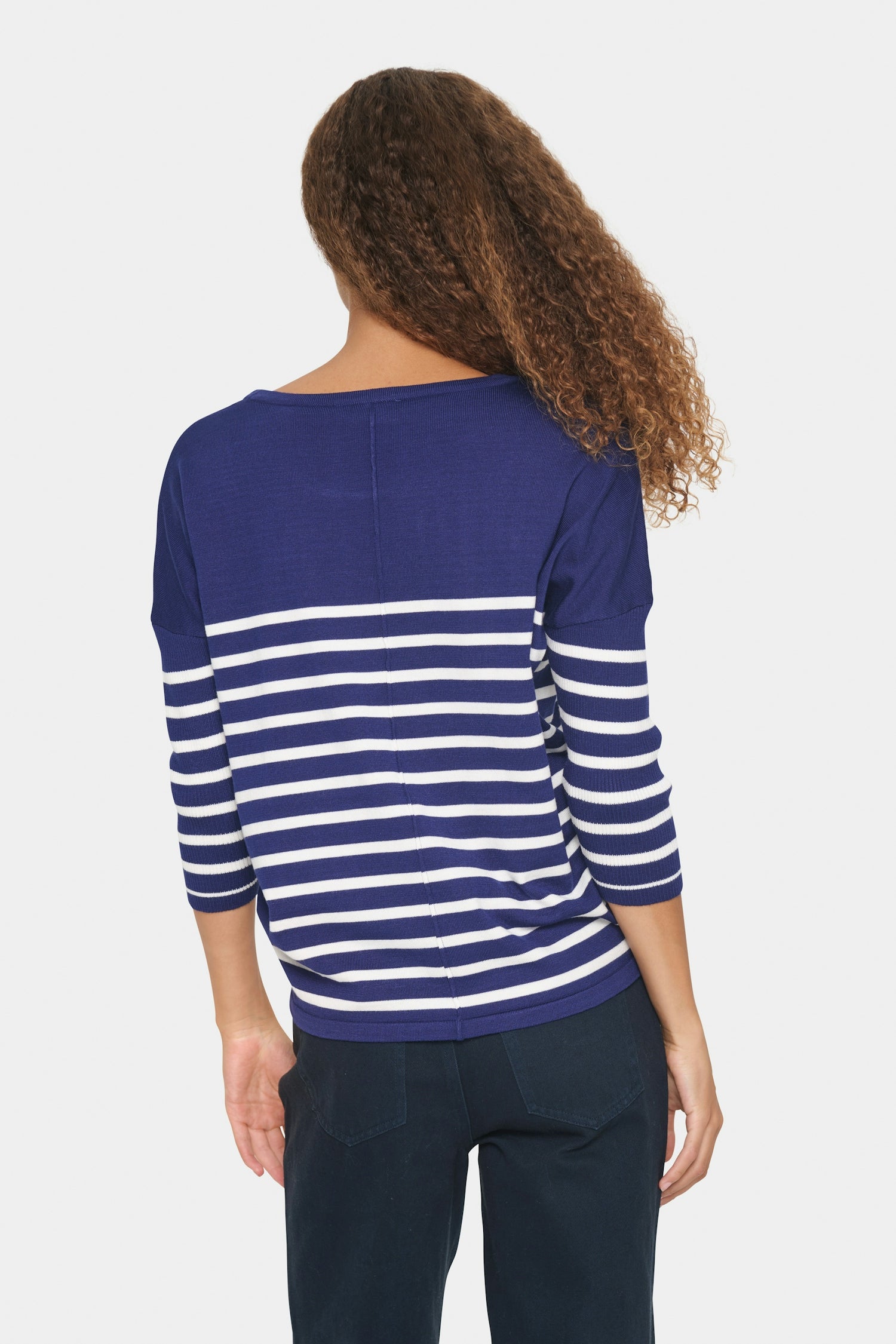 Saint Tropez Stripe Mila. Midnight sail.