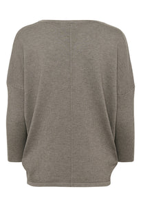 Saint Tropez Mila Jumper. Iron Melange.