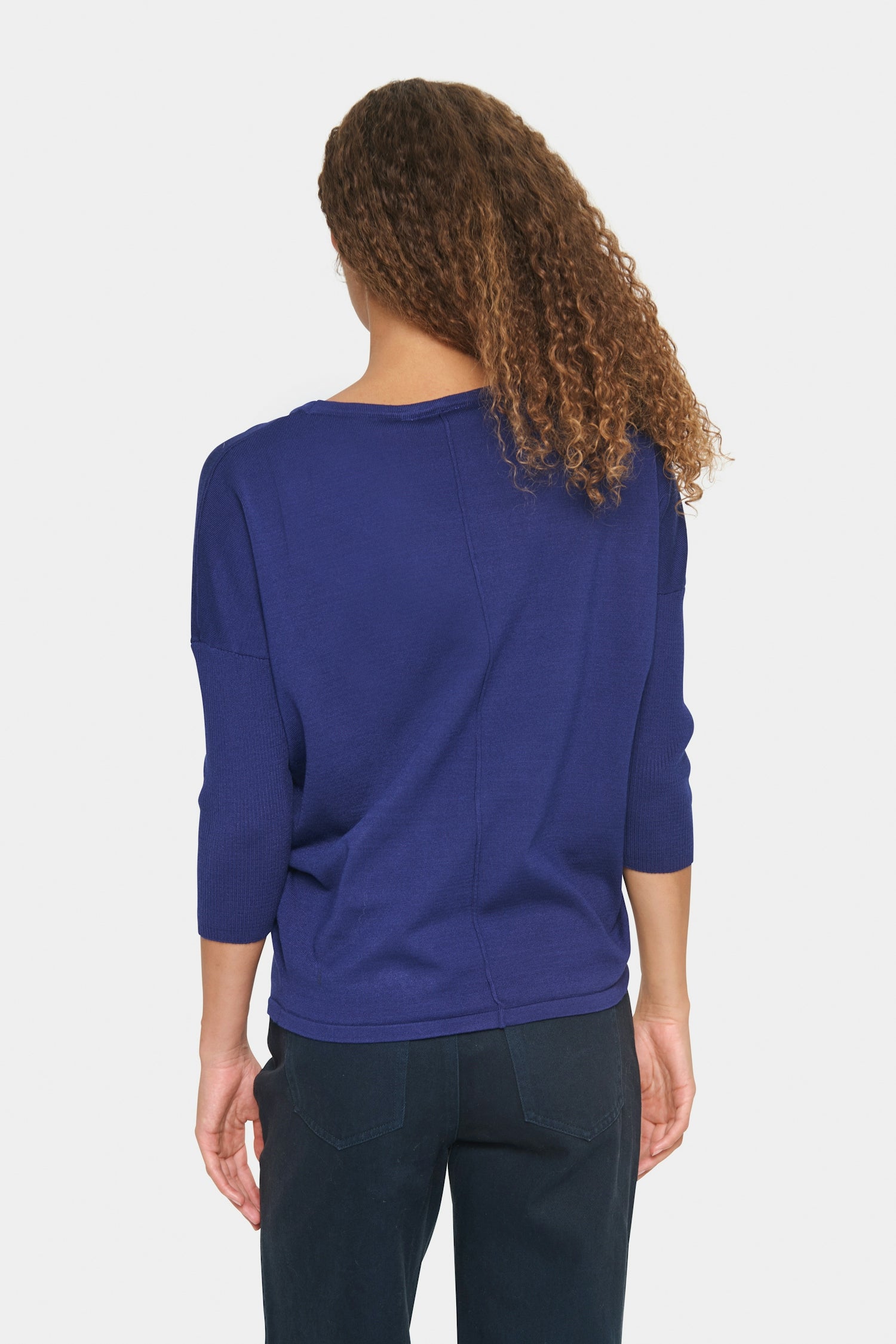 Saint Tropez Mila Jumper. Midnight Sail.