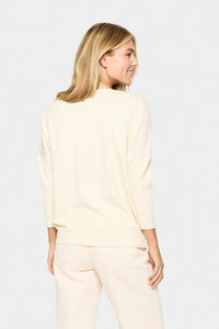 Saint Tropez Mila jumper. Baby’s Breath Melange.