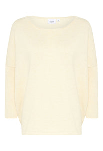 Saint Tropez Mila jumper. Baby’s Breath Melange.