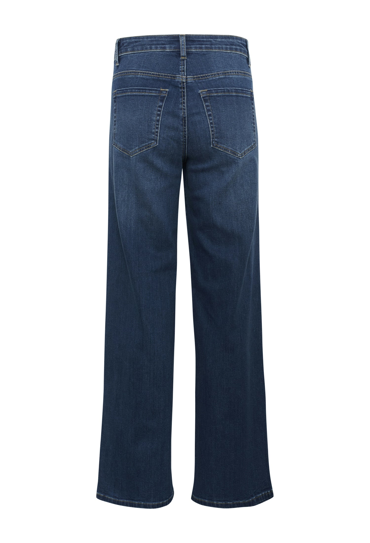 KAFFE KAkarla wide jean. Medium Blue Wash.