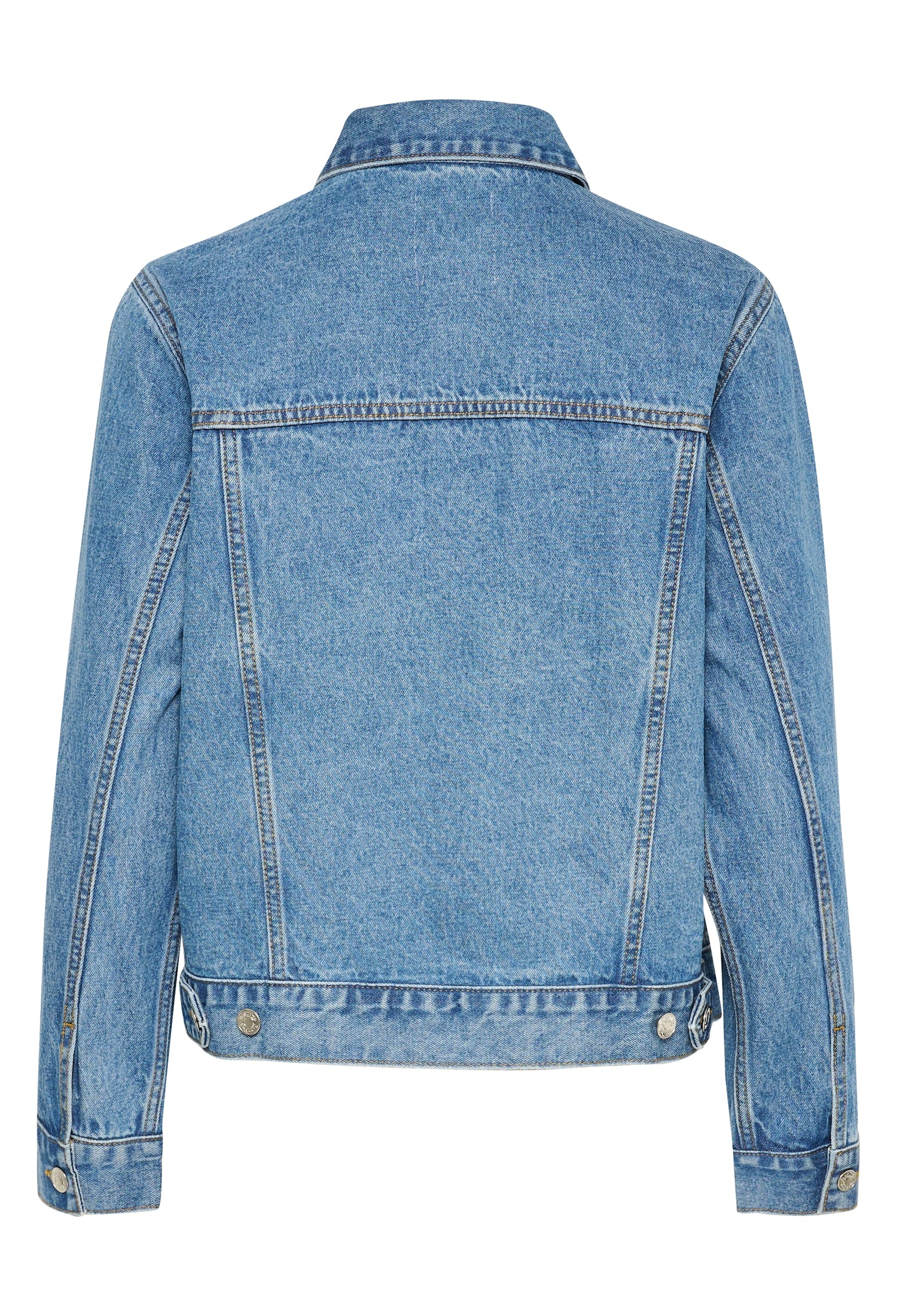 Part Two Nichole Jacket. Medium Blue Denim.