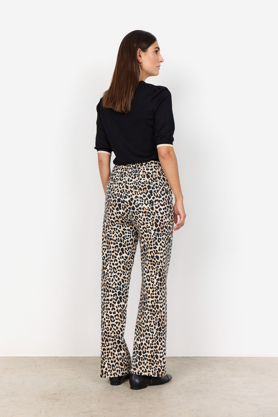 Soya Concept Owena 3 Trousers. Leopard.