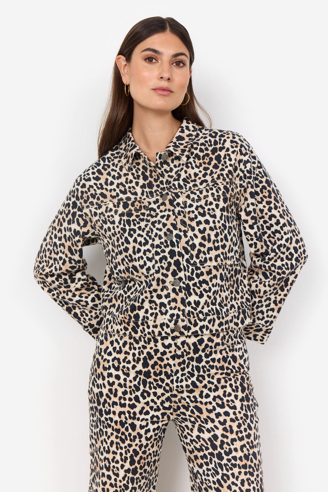 Soya concept Owena 2 jacket. Leopard.