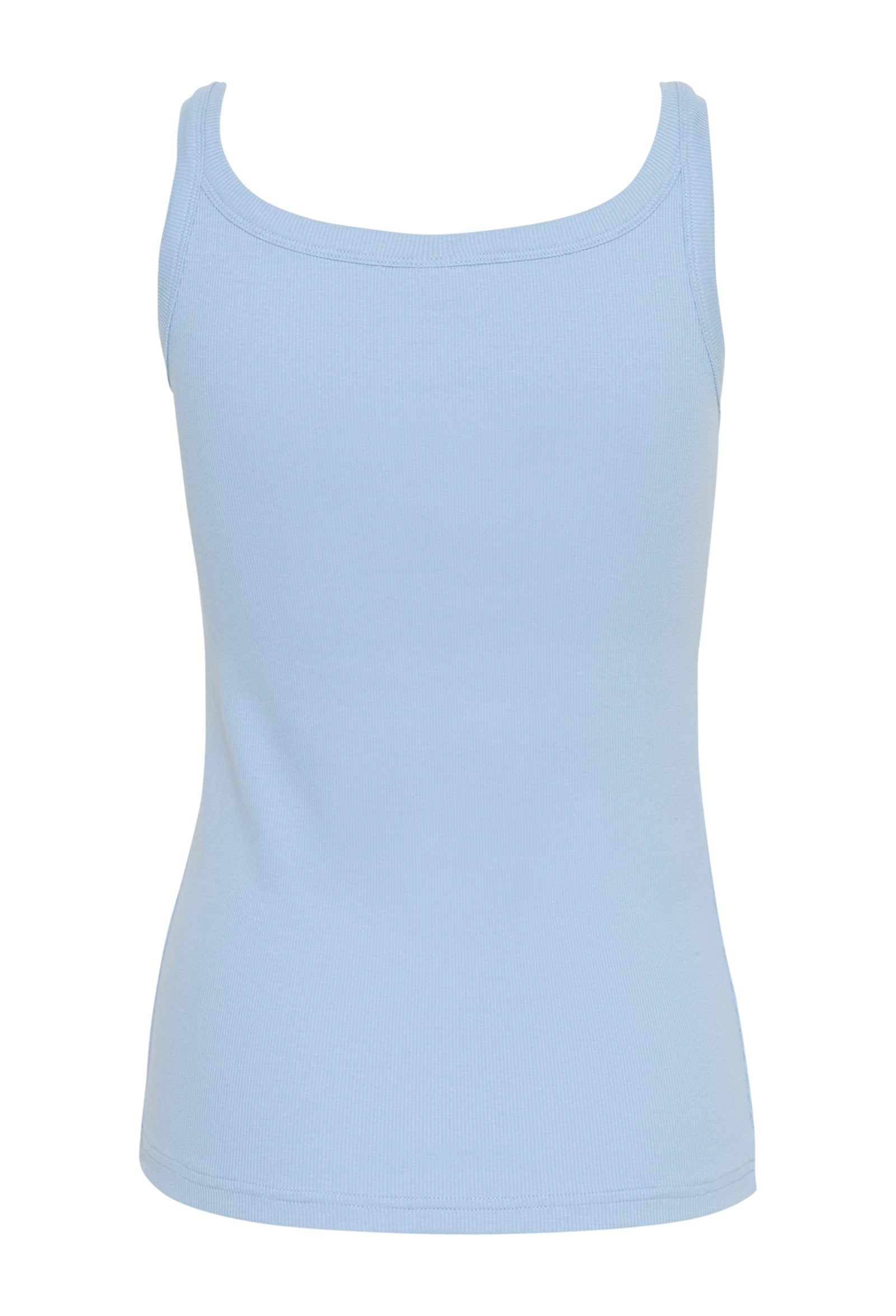 KAFFE KAcarna Tank Top. Soft Chambray.