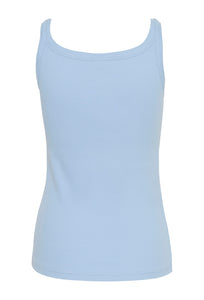KAFFE KAcarna Tank Top. Soft Chambray.