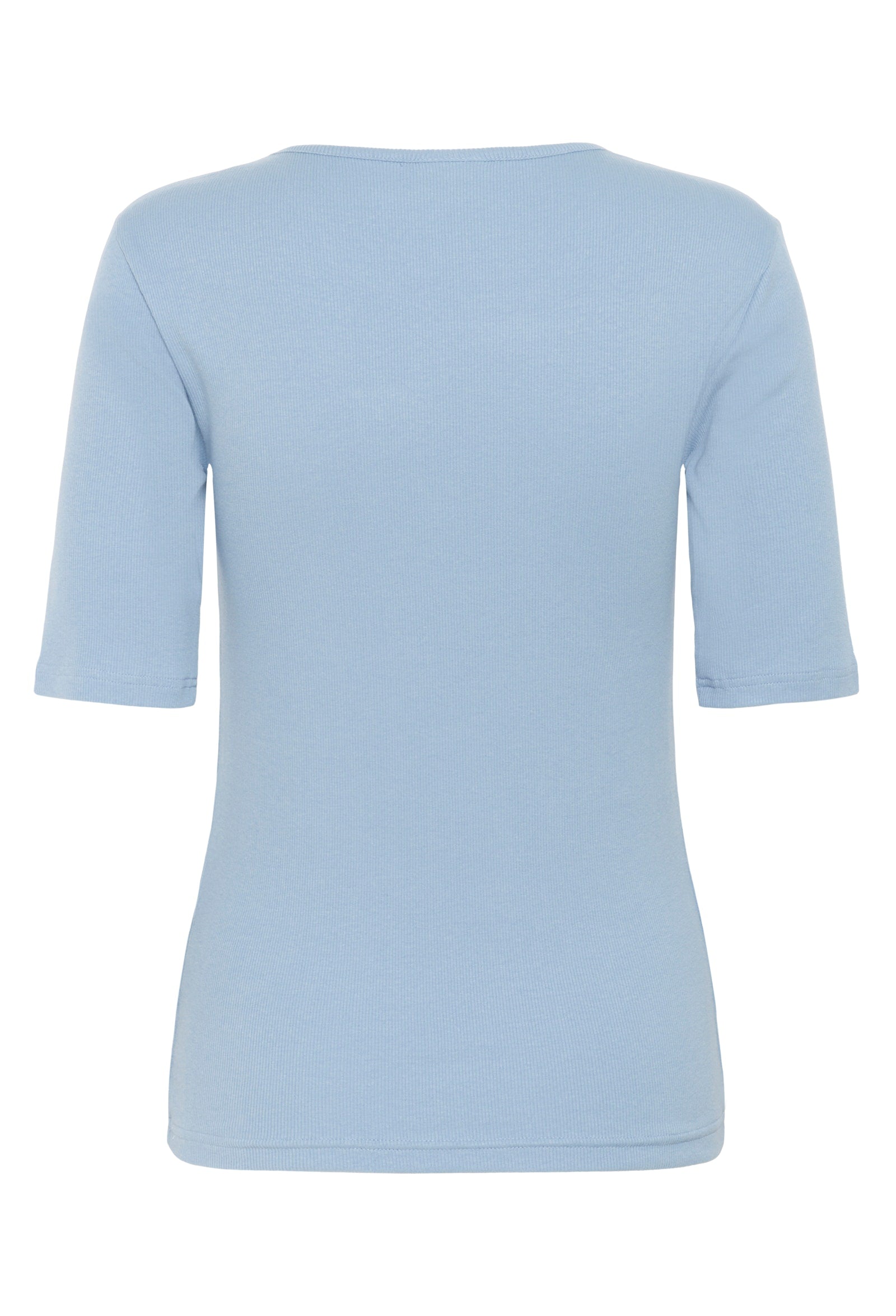 KAFFE KAcarna T shirt. Soft Chambray.