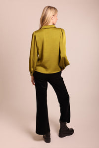 Traffic People Green Blouse.