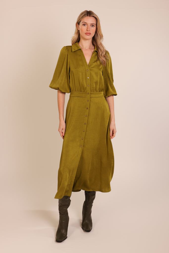Traffic People Green Dress.