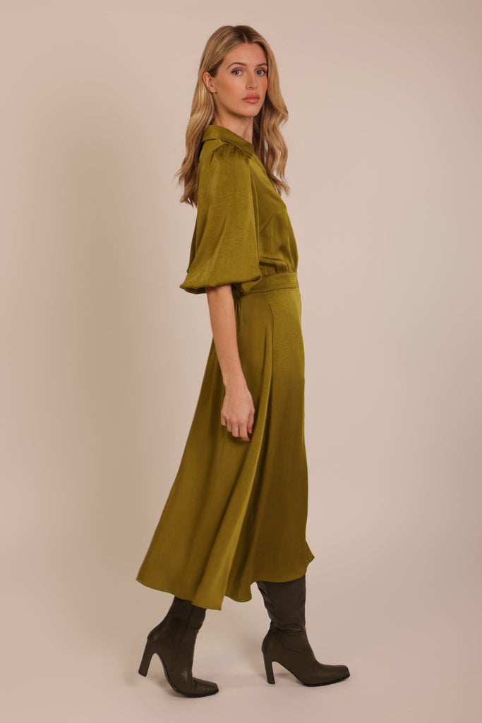 Traffic People Green Dress.