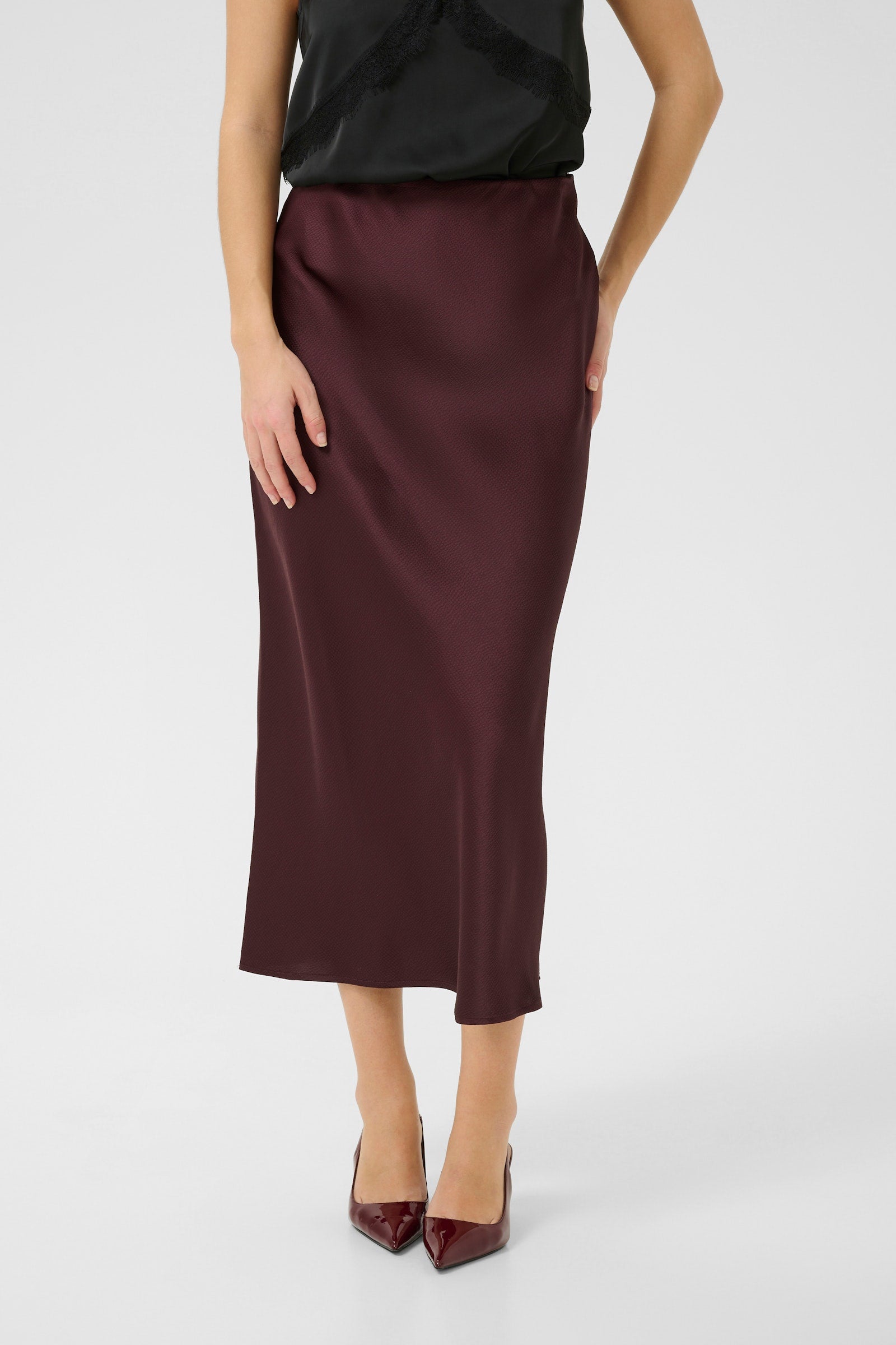 KAFFE Lotte skirt (Fudge)