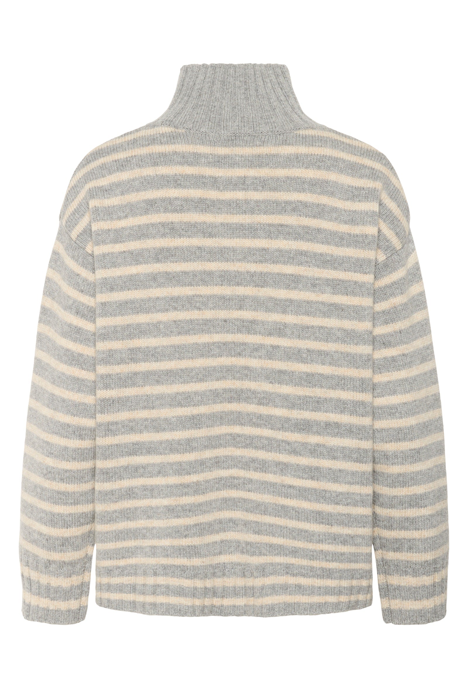 Part Two Lilye jumper. Grey-cream.