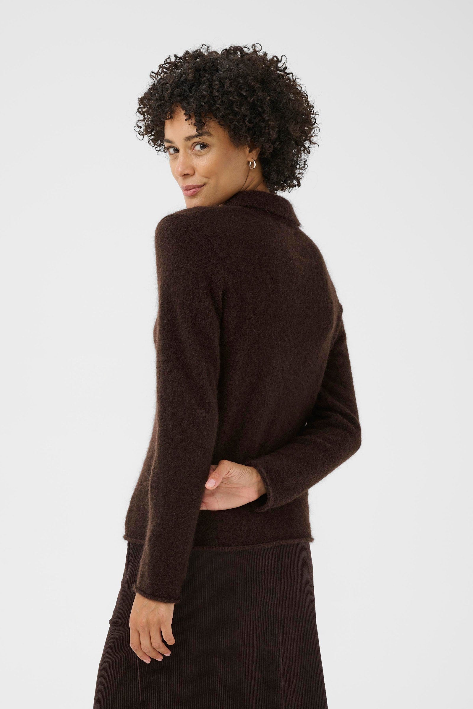 Part Two Silya jumper. Brown.