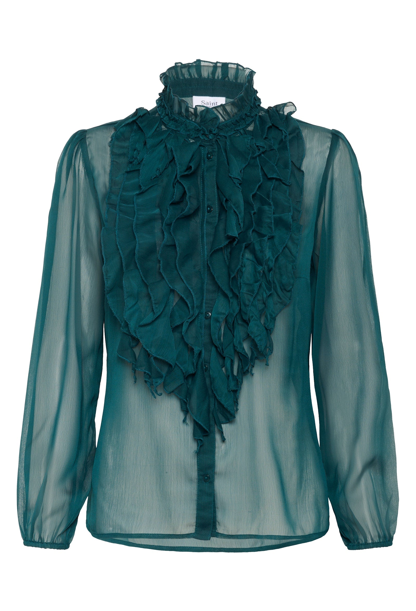 Saint Tropez Lilja Green Blouse.