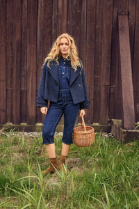 Saint Tropez Lira short Navy Coat.