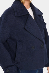 Saint Tropez Lira short Navy Coat.