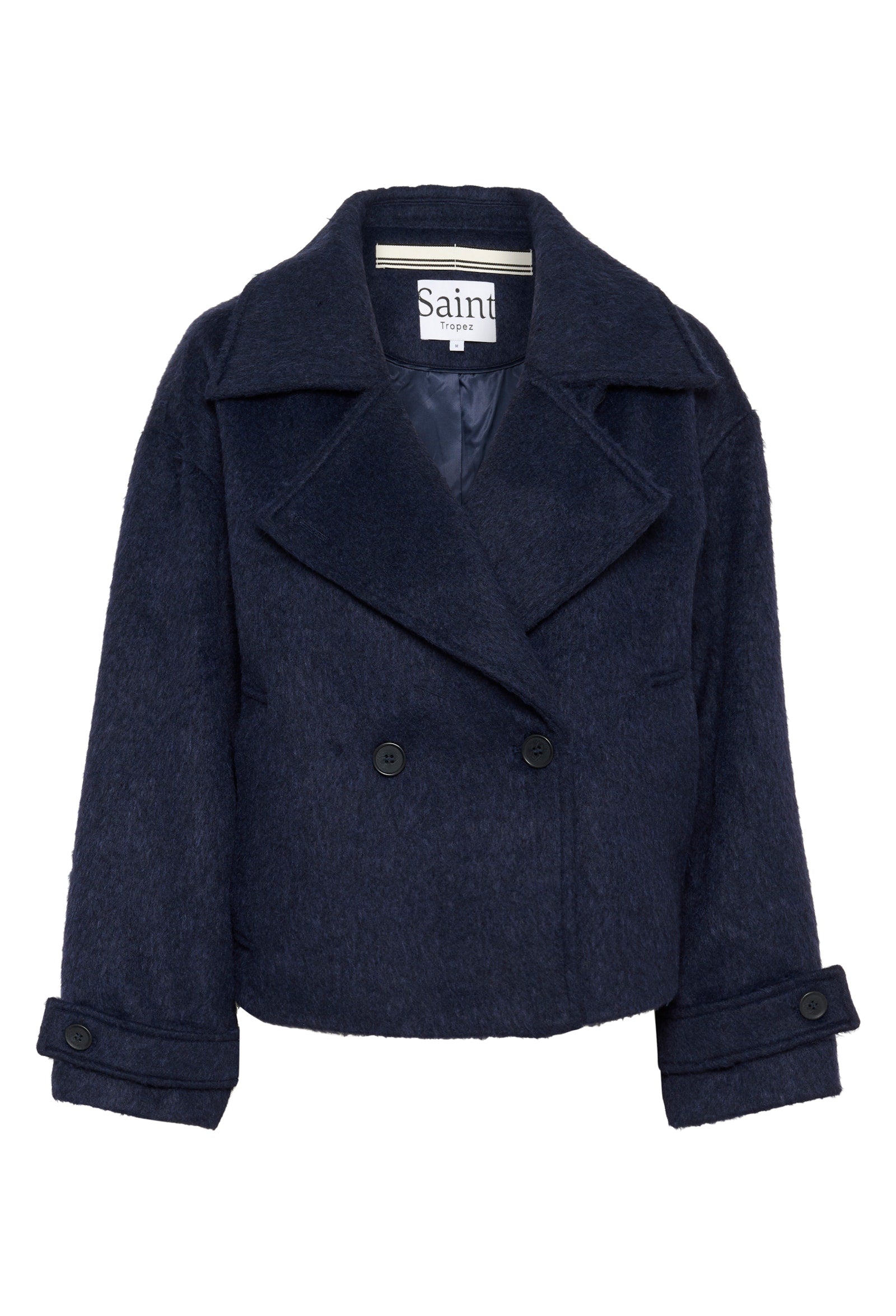 Saint Tropez Lira short Navy Coat.