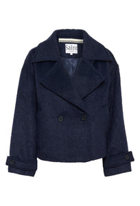Saint Tropez Lira short Navy Coat.