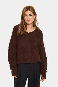 Saint Tropez Manda Brown Jumper