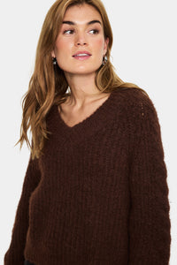 Saint Tropez Manda Brown Jumper