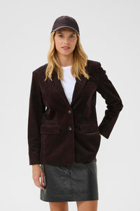 Part Two Leni Blazer. (Ganache)