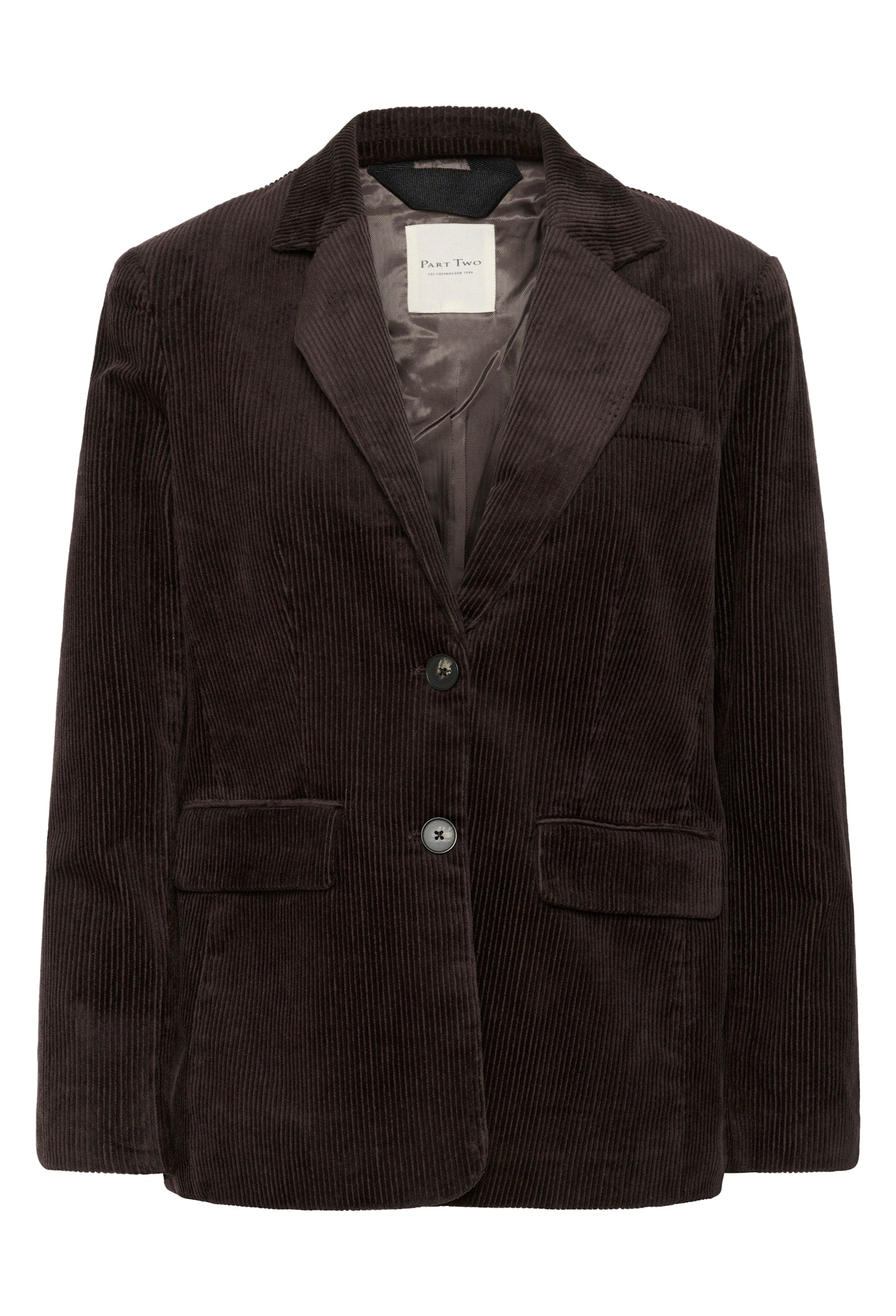 Part Two Leni Blazer. (Ganache)