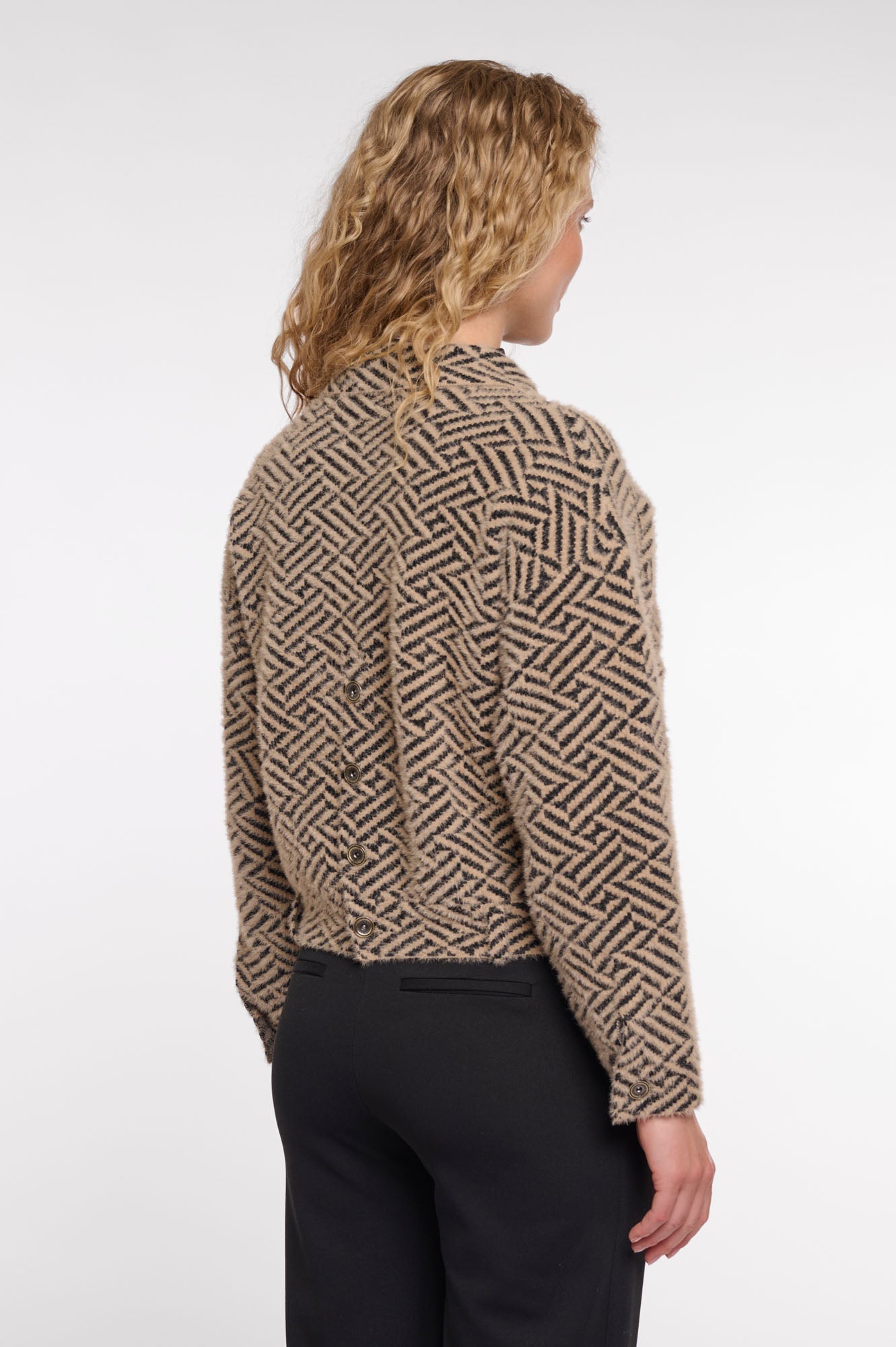 Rino & Pelle Bubbly jacket. Sand Graphic