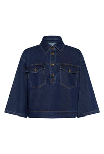 Saint Tropez Loesa Denim Top.