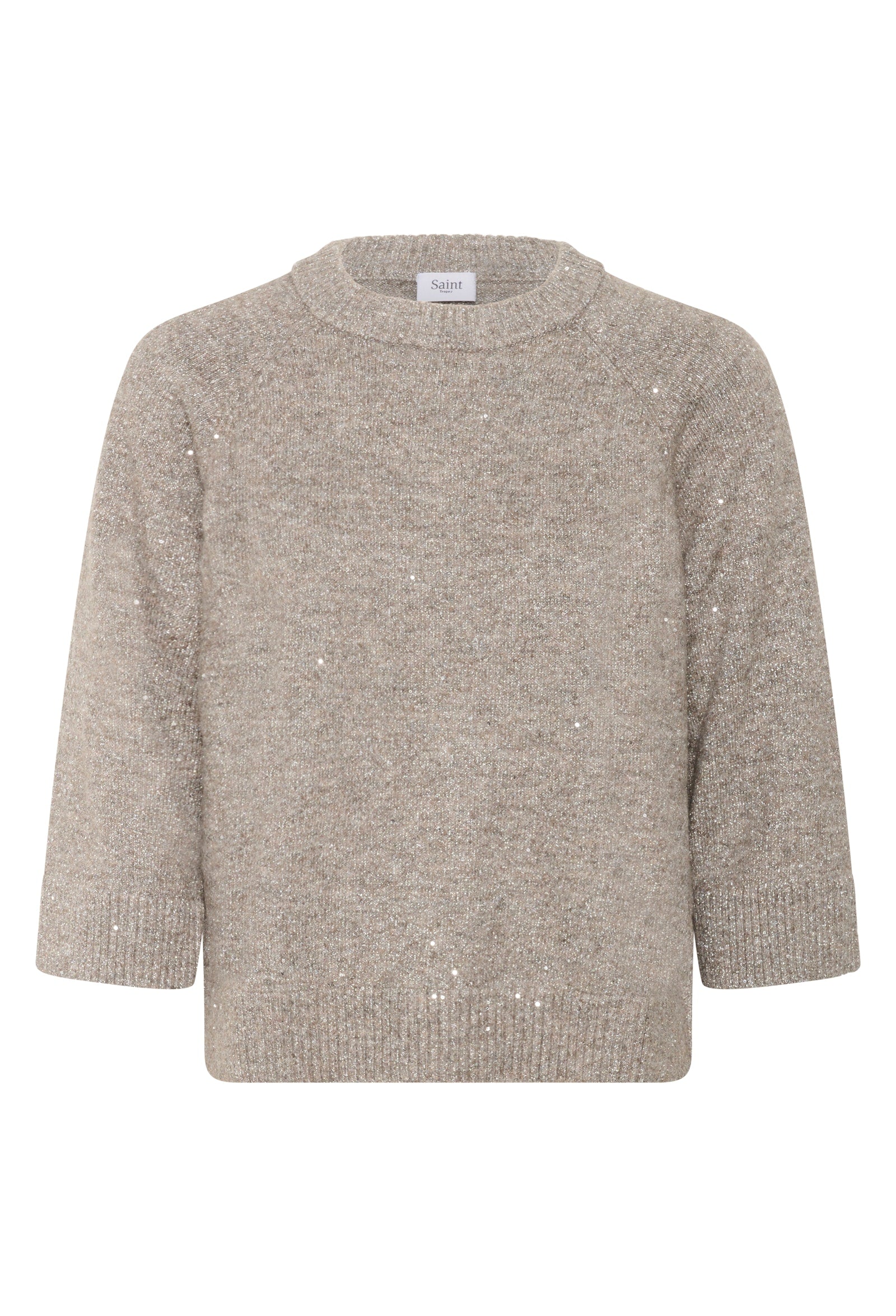 Saint Tropez Nova jumper. Pine Bark Melange.