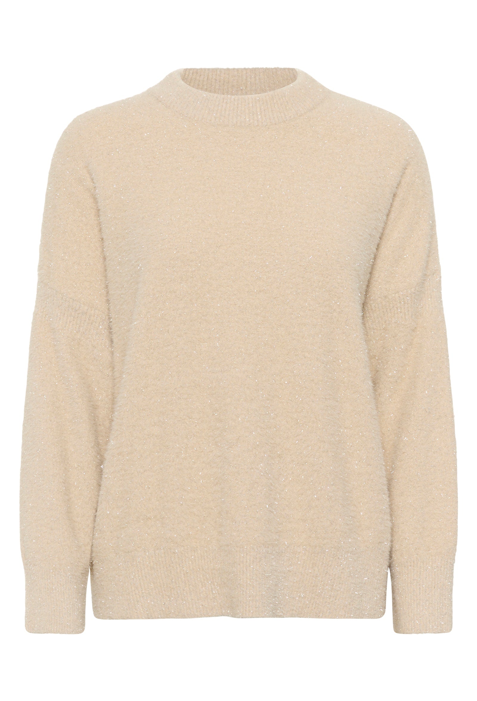 Saint Tropez Nusha cream sparkle jumper.