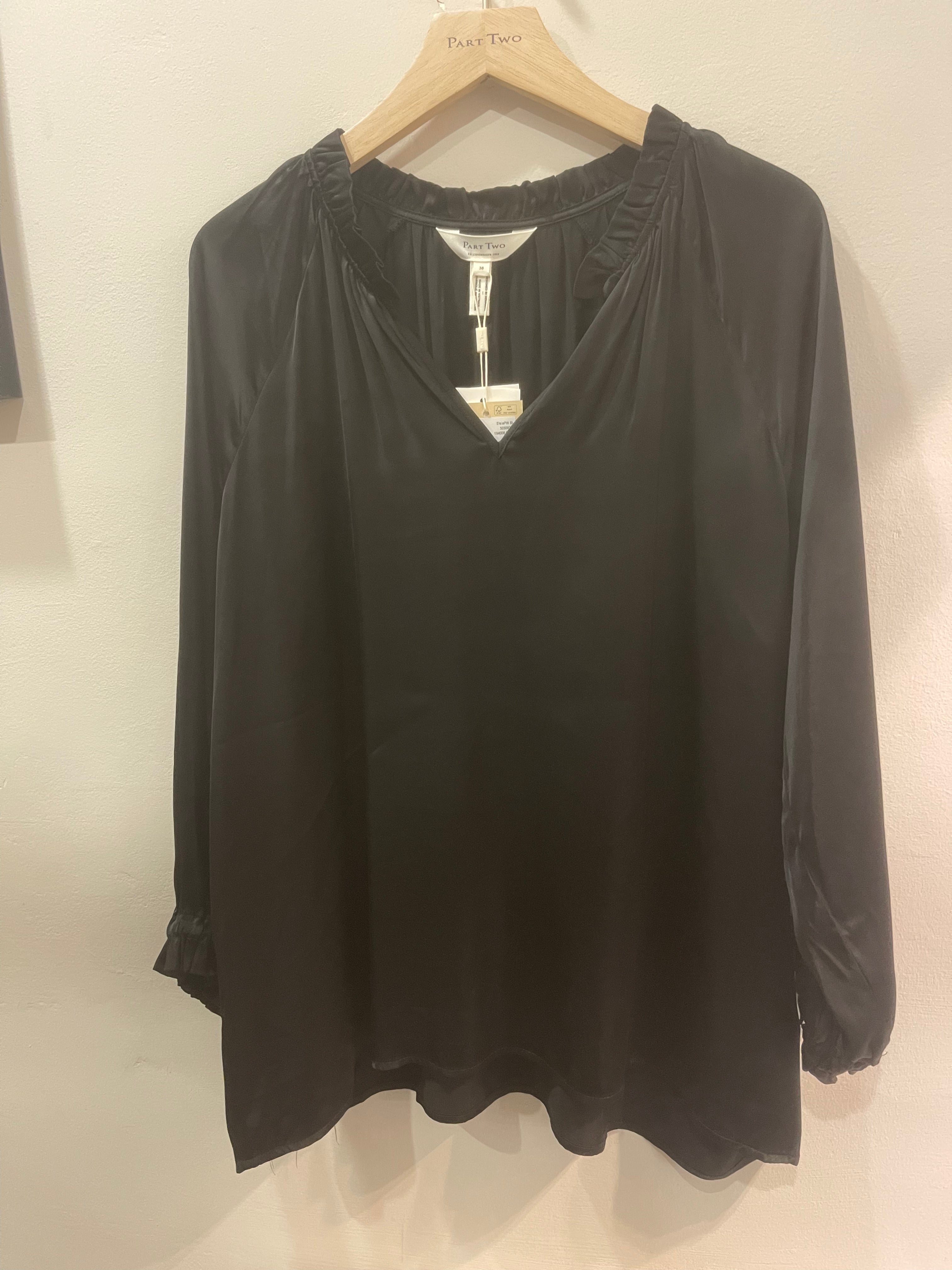 Part Two Elsia Black Blouse.