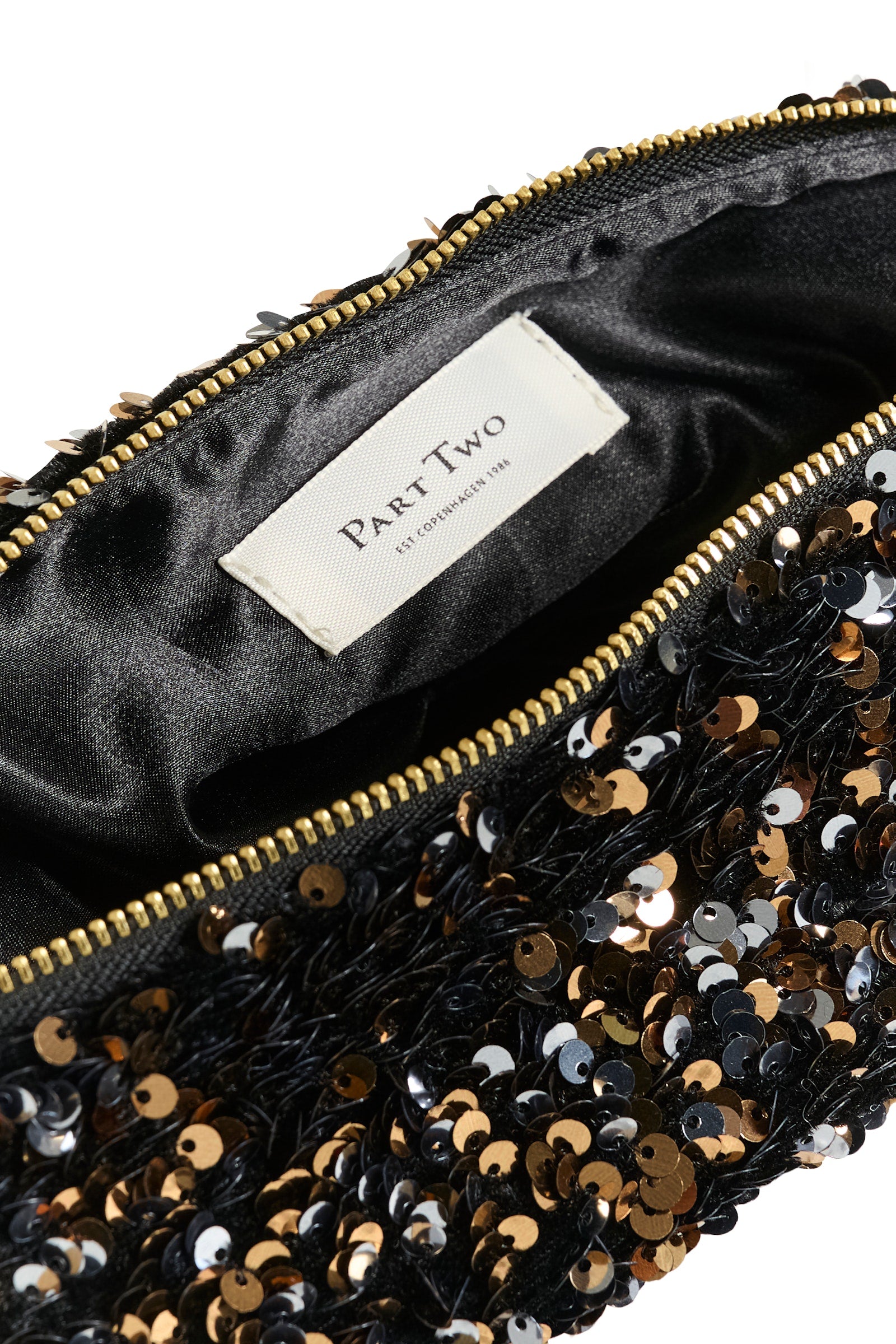 Part Two Denia Black/Gold bag.