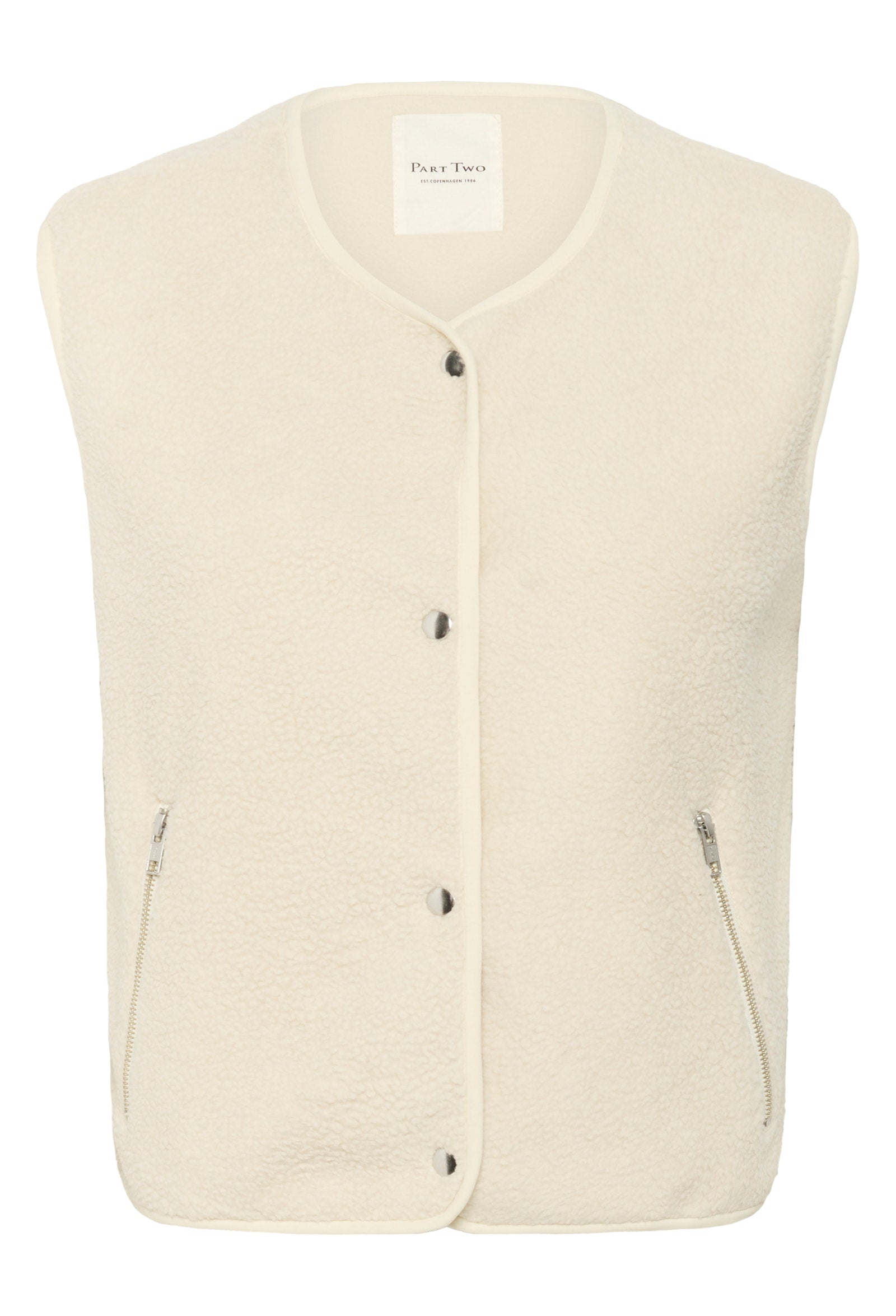 Part Two Signy Cream waistcoat.