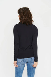 Saint Tropez Mila Rollneck Navy jumper.