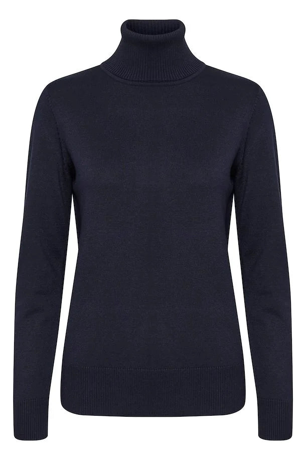 Saint Tropez Mila Rollneck Navy jumper.