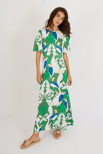 Traffic People TBY 12563 green dress.