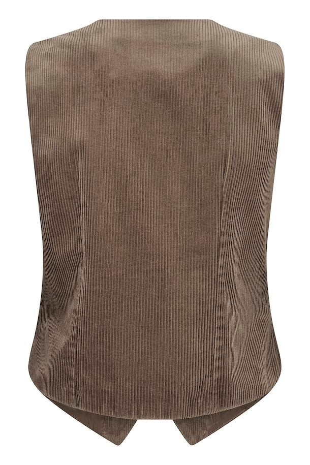 Part Two Linka waistcoat. Walnut.