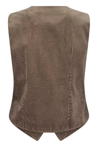 Part Two Linka waistcoat. Walnut.