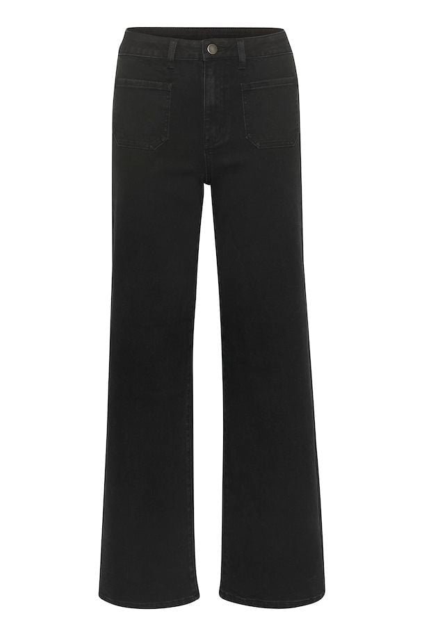 KAFFE KAkarla flared Jean. Black.