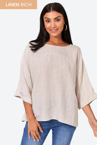 Eb and Ive Studio Relaxed Top (Tusk)