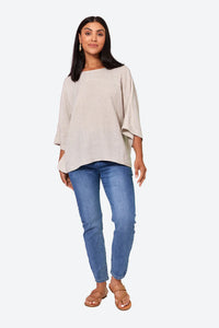 Eb and Ive Studio Relaxed Top (Tusk)